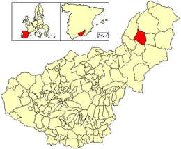 Castilléjar – Mappa