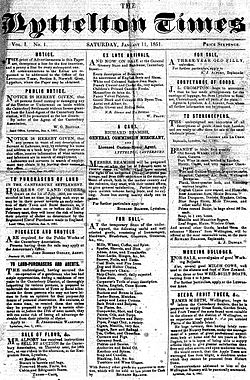 Lyttelton Times, first edition.jpg