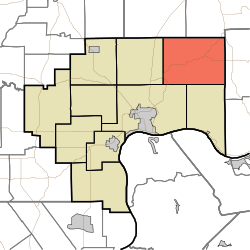 Location in Jefferson County