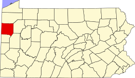 Localisation de Comté de Mercer(en) Mercer County