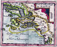 Karta Dubrovačke Republike iz 17. stoljeća