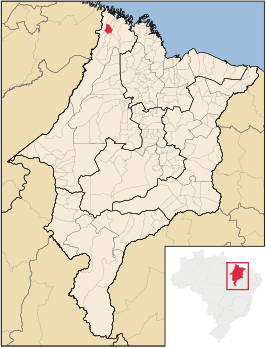 Kaart van Amapá do Maranhão