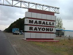 Skyline of Masallı