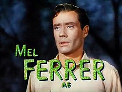 Mel Ferrer Lili-elokuvan trailerissa 1953