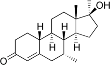 Mibolerone structure.png