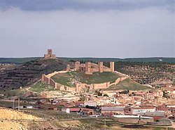 Skyline of Molina de Aragón, Spain