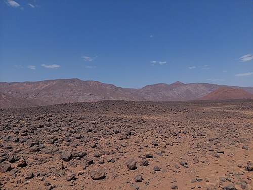 Au pied du mont Bagzane, le plus haut sommet du Niger. Photograph: Faride Boureima