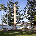 Monument to the United States forces for their help in World War II. The monument is in the grounds of Newstead House, Newstead