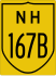 National Highway 167B marker