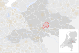 Locatie van de gemeente Rheden (gemeentegrenzen CBS 2016)