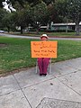 Protestor in support of Families Belong Together