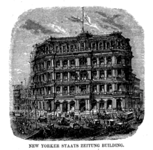 Здание New Yorker Staats Zeitung 1876.png