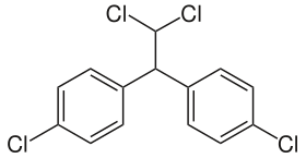 Struktur von Dichlordiphenyldichlorethan