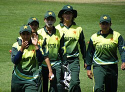 پاکستان خواتین کرکٹ ٹیم د‏‏ی کھلاڑی