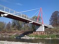 Pedestrian bridge over Raba river - panoramio