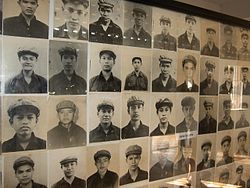 Young Khmer Rouge fighters Photos of young Khmer Rouge fighters (on display at the Tuol Sleng Museum, Phnom Penh).jpg