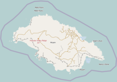 Mapa lokalizacyjna Pitcairn