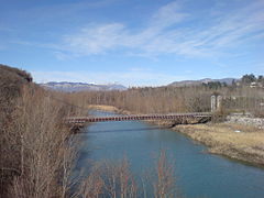 Pont de Fombeton, sur la Durance.