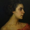 Porträt Elisabeth Ortner-Kallina (44x39) von 1935 (Privatbesitz)