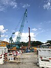 Queen's Hill Estate under foundation works in September 2017.jpg