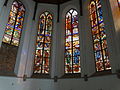 Glas in lood Grote kerk Schiedam ontwerp Marius Richters 1952