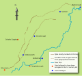 Plan of the Roman Rig in South Yorkshire, England.