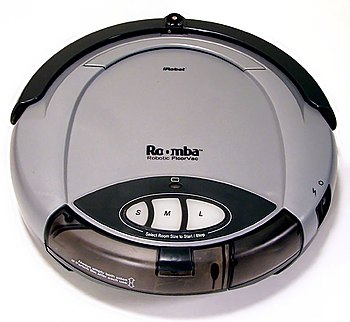 First generation Roomba (Roomba is a trademark...