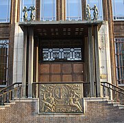 Bronzenes Emblem und vier Meerjungfrauen, Blaak 40, Rotterdam