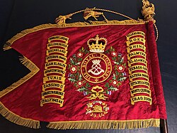 The Regimental guidon of the Royal Yeomanry (face) Royal Yeomanry Regimental Guidon (face).jpg