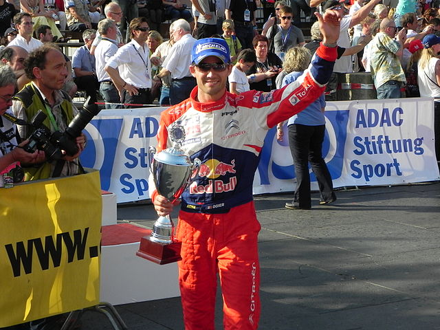 Sébastien Ogier, vainqueur du rallye d'Allemagne 2011