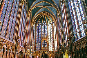 La Sainte Chapelle de ParÃ­s (1241-1248).