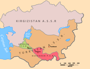 Türkistan MSSR 1922-ci ildə