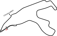 Trazado do circuíto de Spa-Francorchamps.