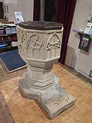 Font at St Lawrence's Church, North Hinksey