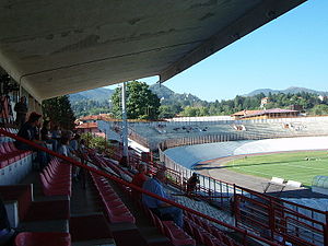 Blick in das Stadio Franco Ossola