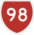 State Highway 98 shield}}