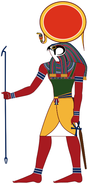 The egyptian sun god Ra simplified with Maler_...