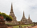 tři pagody Wat Phra Si Sanphet z ajutthajského období, dnešní Thajsko