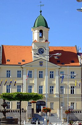 Het stadhuis van Teplice