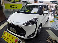 Toyota Sienta G Cuero facelift (generasi kedua) (Jepang; bagian depan)