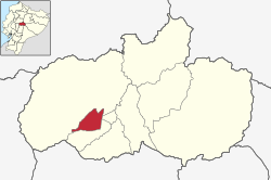 Der Kanton Tisaleo in der Provinz Tungurahua