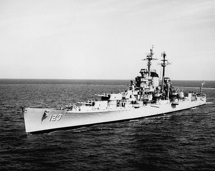 File:USS Albany (CA-123) underway 1955.jpg