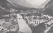 Usine de Notre-Dame de Briançon vers 1920