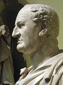 Roman Emperor Vespasian, who refused a low-cost method of transport of heavy goods that would put laborers out of work Vespasianus03 pushkin.jpg