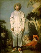 Antoine Watteau Pierrot ou Gilles
