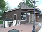 Old Barber Shop, also known as the "Helm Barber Shop", built 1910 and located at 68 Frontier. The property was listed in the National Register of Historic Places on July 10, 1986. Reference number #86001585.