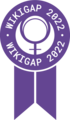 Poděkování za účast ve výzvě WikiGap 2022 udělila Natalia Szelachowska (WMCZ) 19. 4. 2022