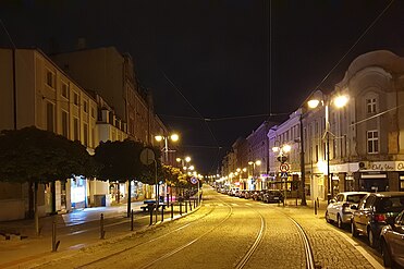 Ulica Wolności nocą (2018)