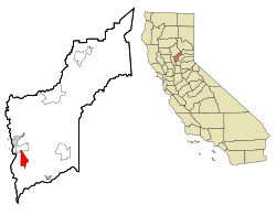 موقعیت اولیوهرست، کالیفرنیا در نقشه
