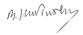 signature de Volodymyr Koubiyovytch